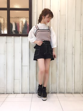 「archives（アルシーヴ）のアイテム（シューズ）」を使った、erina 🌿さん（レディース・153cm）の夏コーディネート