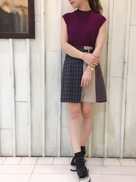 「archives（アルシーヴ）のアイテム（シューズ）」を使った、erina 🌿さん（レディース・153cm）の夏コーディネート