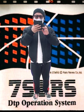 「VANS（バンズ）のアイテム（MA-1）」を使った、madさん（メンズ・178cm）の冬コーディネート