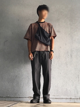 「salvy;（サヴィー）のアイテム」を使った、fu.kazuさん（メンズ・172cm）の夏コーディネート