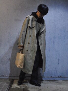 「LONELY/論理（ロンリー）のアイテム（ジャケット/アウター）」を使った、fu.kazuさん（メンズ・172cm）の冬コーディネート