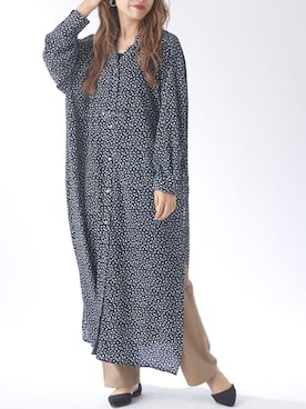 「Lui's（ルイス）のアイテム（ワンピース/ドレス）」を使った、manaさん（レディース・164cm）の夏コーディネート