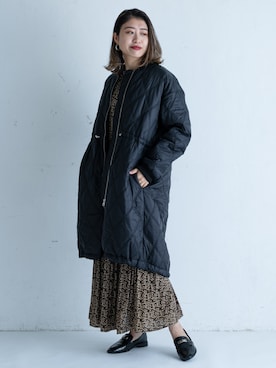 「Lui's（ルイス）のアイテム（その他アウター）」を使った、manaさん（レディース・164cm）の秋コーディネート