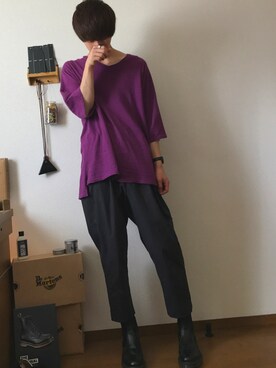 「H.R.REMAKE（アールエイチリメイク）のアイテム」を使った、なかさん（メンズ・176cm）の夏コーディネート