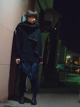 「SHAREEF（シャリーフ）のアイテム（アクセサリー）」を使った、なかさん（メンズ・176cm）の冬コーディネート