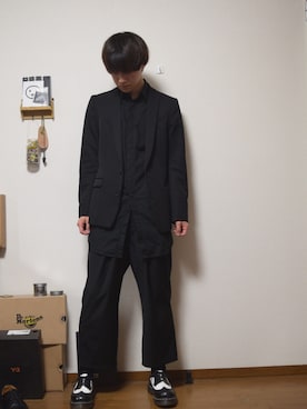 「ato（アトウ）のアイテム（ジャケット/アウター）」を使った、なかさん（メンズ・176cm）の春コーディネート