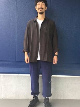 「LINE8（ラインエイト）のアイテム」を使った、リーバイス STAFF MENさん（メンズ・173cm）の夏コーディネート