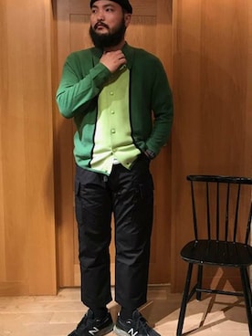 「Levi's（リーバイス）のアイテム（帽子）」を使った、リーバイス STAFF MENさん（メンズ・183cm）の夏コーディネート