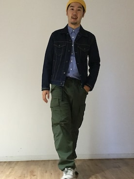 リーバイス STAFF MENさん(メンズ・174cm)の秋コーディネート