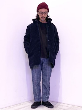 「Levi's（リーバイス）のアイテム（その他アウター）」を使った、リーバイス STAFF MENさん（メンズ・175cm）の冬コーディネート