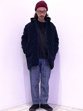 「Levi's（リーバイス）のアイテム（その他アウター）」を使った、リーバイス STAFF MENさん（メンズ・175cm）の冬コーディネート