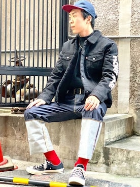 リーバイス STAFF MENさん（メンズ・172cm）の冬コーディネート