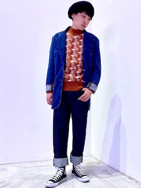 リーバイス STAFF MENさん（メンズ・165cm）の冬コーディネート