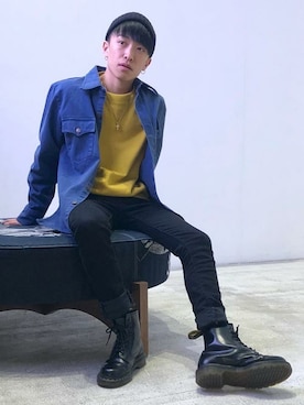 リーバイス STAFF MENさん（メンズ・165cm）の冬コーディネート