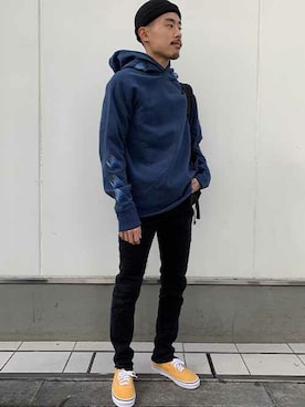 「Levi's Made & Crafted（リーバイスメイドアンドクラフテッド）のアイテム」を使った、リーバイス STAFF MENさん（メンズ・168cm）の春コーディネート