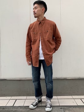 「1960s」｜リーバイス STAFF MENさん（メンズ・168cm）の春コーディネート