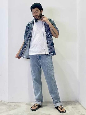 「Levi's Made & Crafted（リーバイスメイドアンドクラフテッド）のアイテム」を使った、リーバイス STAFF MENさん（メンズ・180cm）の春コーディネート