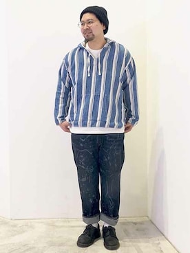 「Levi's Made & Crafted（リーバイスメイドアンドクラフテッド）のアイテム」を使った、リーバイス STAFF MENさん（メンズ・183cm）の春コーディネート