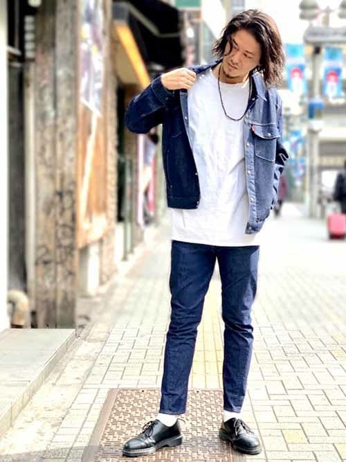 リーバイス STAFF MEN｜Levi'sのデニムジャケットを使った