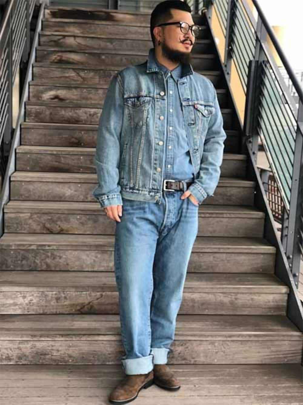 リーバイス】ライトブルーデニムジャケット るちゃぶる levis Nike