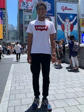 リーバイス STAFF MENさん（メンズ・184cm）の夏コーディネート