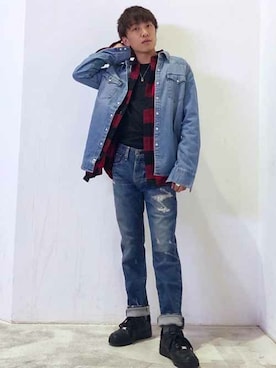 リーバイス STAFF MENさん（メンズ・165cm）の秋コーディネート
