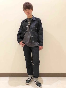 リーバイス STAFF MENさん(メンズ・174cm)の冬コーディネート