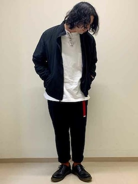 「Levi's（リーバイス）のアイテム（その他アウター）」を使った、リーバイス STAFF MENさん（メンズ・183cm）の冬コーディネート