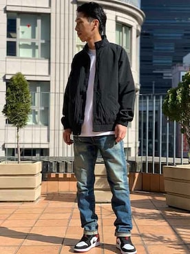 「Levi's（リーバイス）のアイテム（その他アウター）」を使った、リーバイス STAFF MENさん（メンズ・175cm）の春コーディネート