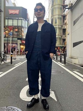 リーバイス ビンテージ クロージング サロペット オーバーオール ショート丈 jeansneshi_4709-00