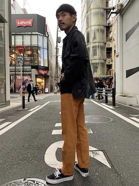 「リーバイス502」｜リーバイス STAFF MENさん（メンズ・168cm）の春コーディネート