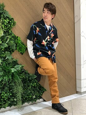 リーバイス STAFF MENさん（メンズ・172cm）の春コーディネート