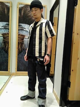 「Levi's（リーバイス）のアイテム（バッグ）」を使った、リーバイス STAFF MENさん（メンズ・170cm）の春コーディネート