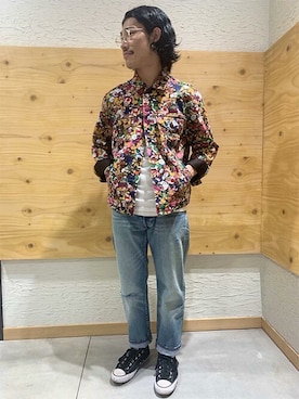 「マリオ」｜リーバイス STAFF MENさん（メンズ・173cm）の春コーディネート