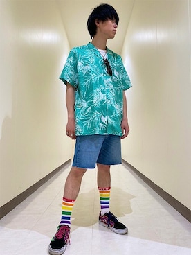 リーバイス STAFF MENさん（メンズ・173cm）の夏コーディネート