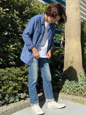 リーバイス STAFF MENさん（メンズ・170cm）の夏コーディネート