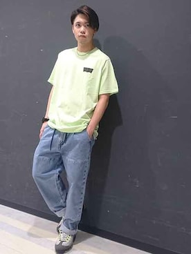 「Levi's Made & Crafted（リーバイスメイドアンドクラフテッド）のアイテム」を使った、リーバイス STAFF MENさん（メンズ・173cm）の夏コーディネート