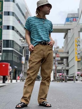 リーバイス STAFF MENさん(メンズ・160cm)の夏コーディネート