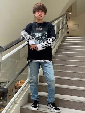 リーバイス STAFF MENさん(メンズ・164cm)の夏コーディネート