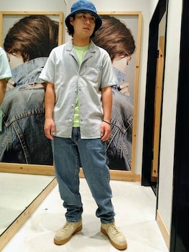 「562」｜リーバイス STAFF MENさん（メンズ・172cm）の夏コーディネート