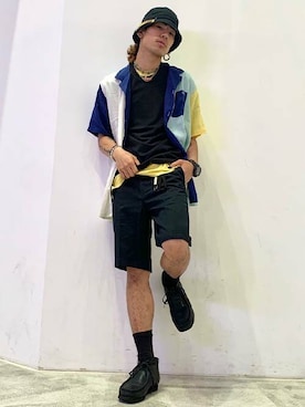 リーバイス STAFF MENさん（メンズ・180cm）の夏コーディネート