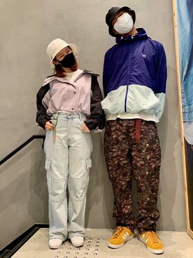 「Levi's（リーバイス）のアイテム（カーゴパンツ）」を使った、リーバイス STAFF MENさん（メンズ・184cm）の夏コーディネート