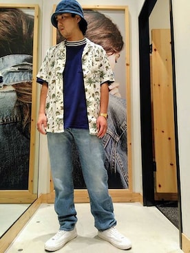 リーバイス STAFF MENさん（メンズ・172cm）の夏コーディネート