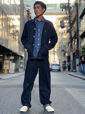 リーバイス STAFF MENさん（メンズ・177cm）の秋コーディネート