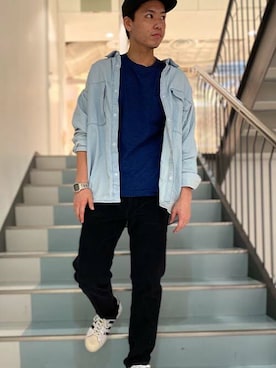 リーバイス STAFF MENさん（メンズ・174cm）の秋コーディネート