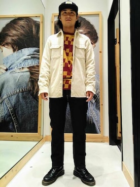 リーバイス STAFF MENさん（メンズ・172cm）の秋コーディネート