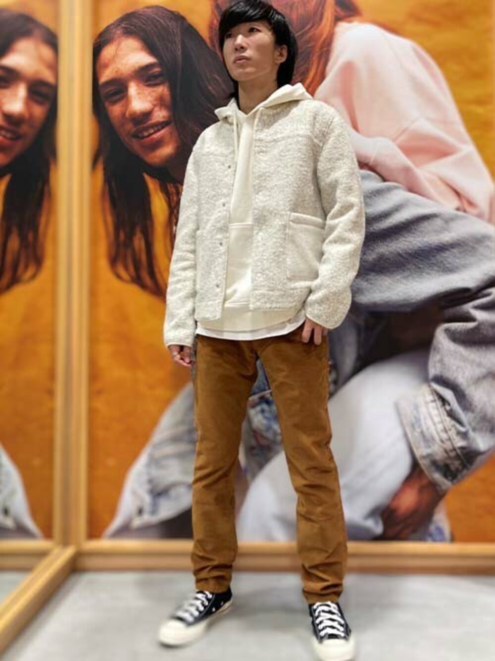 リーフ様　まとめ買い2点 Men's brushed rib double hoody｜スリードッツ オフィシャル