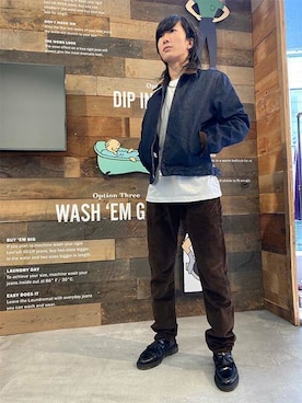 「Levi's Made & Crafted（リーバイスメイドアンドクラフテッド）のアイテム」を使った、リーバイス STAFF MENさん（メンズ・172cm）の秋コーディネート