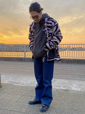 「Levi's（リーバイス）のアイテム（ブルゾン）」を使った、リーバイス STAFF MENさん（メンズ・170cm）の秋コーディネート