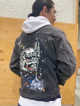 「Levi's（リーバイス）のアイテム（パーカー）」を使った、リーバイス STAFF MENさん（メンズ・173cm）の秋コーディネート